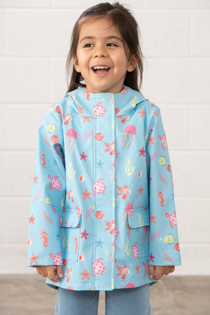 Heidi Jacket - Under The Sea Print - Lighthouse