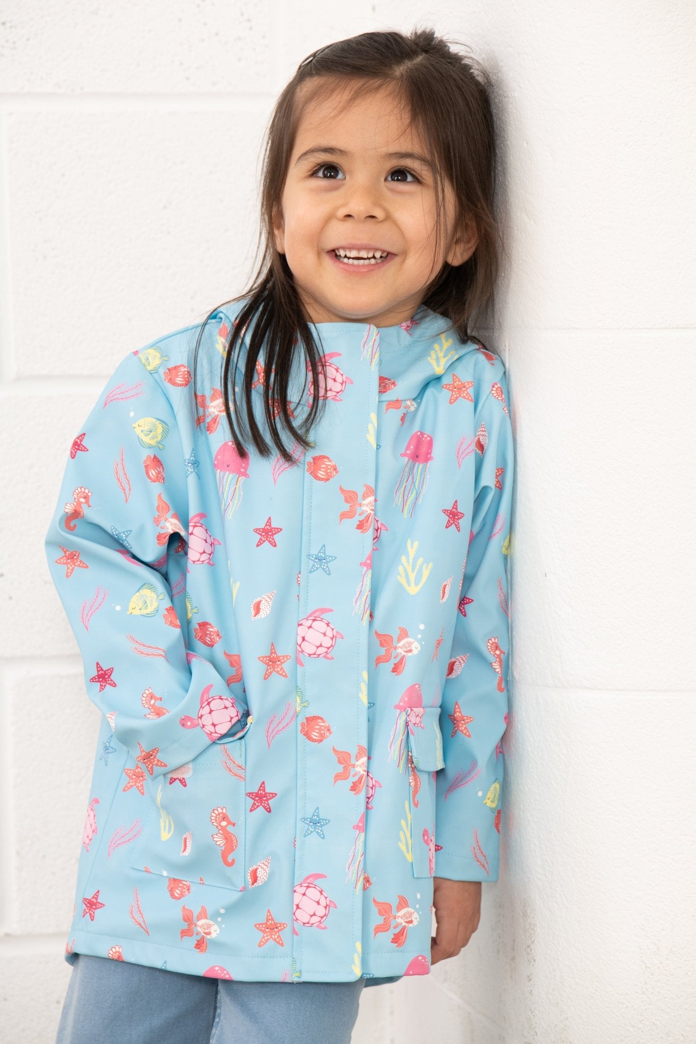 Heidi Jacket - Under The Sea Print - Lighthouse