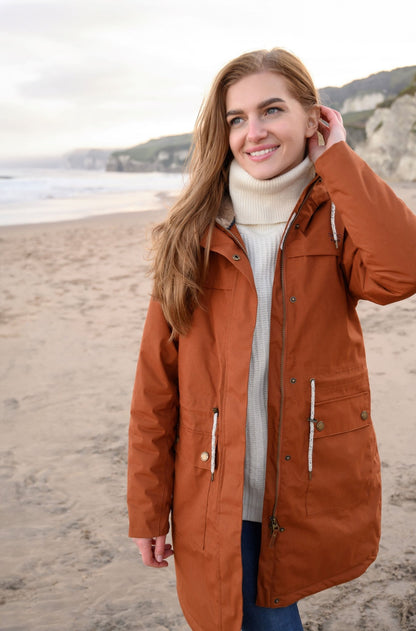 Isobel Coat - Rust - Lighthouse