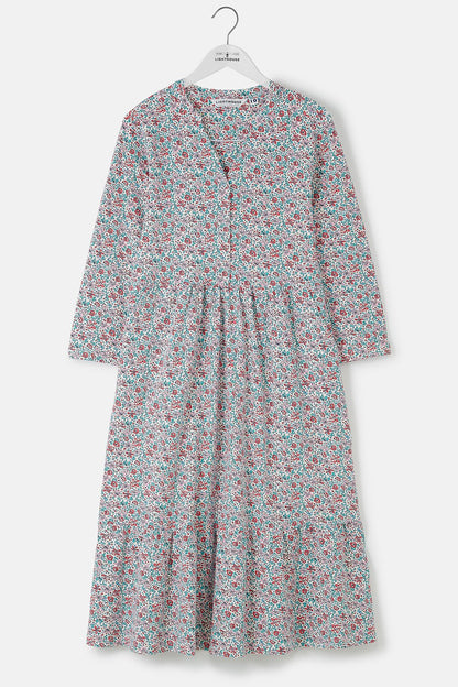 Katie Dress - Ditsy Floral - Lighthouse