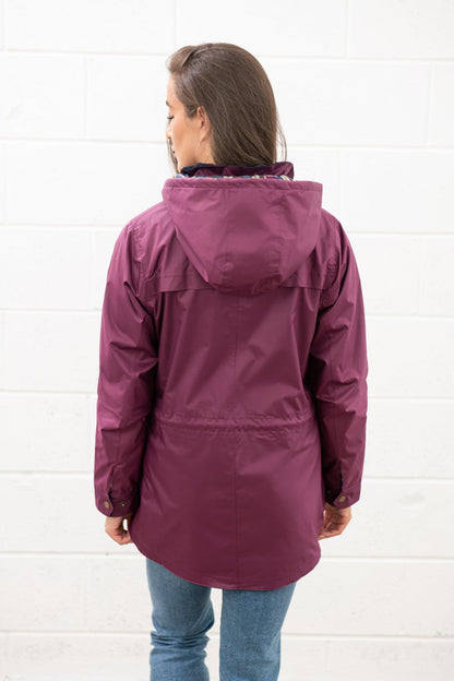 Kendal Raincoat - Plum - Lighthouse