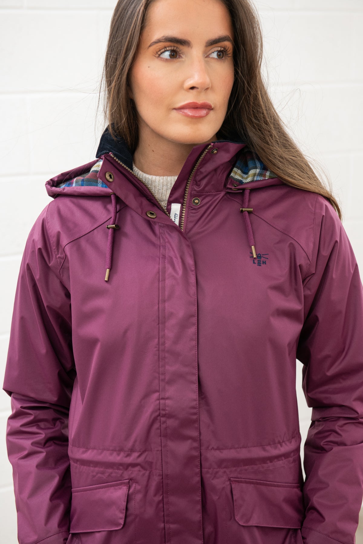 Kendal Raincoat - Plum - Lighthouse