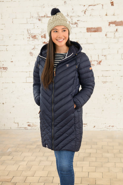 Laurel Coat - Navy Blue - Lighthouse