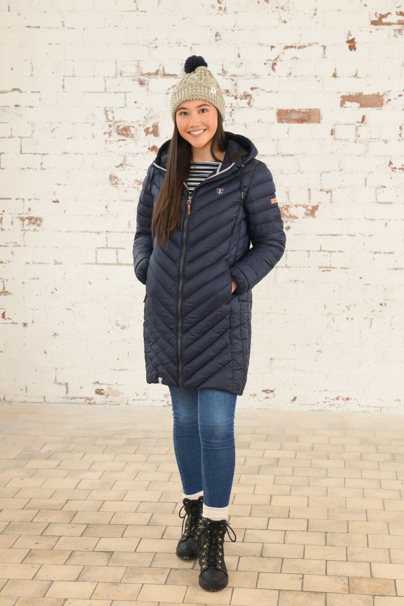 Laurel Coat - Navy Blue - Lighthouse