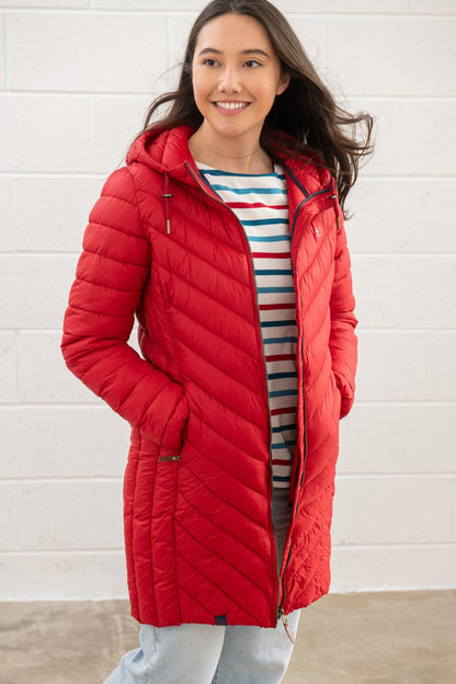 Laurel Coat - Red - Lighthouse