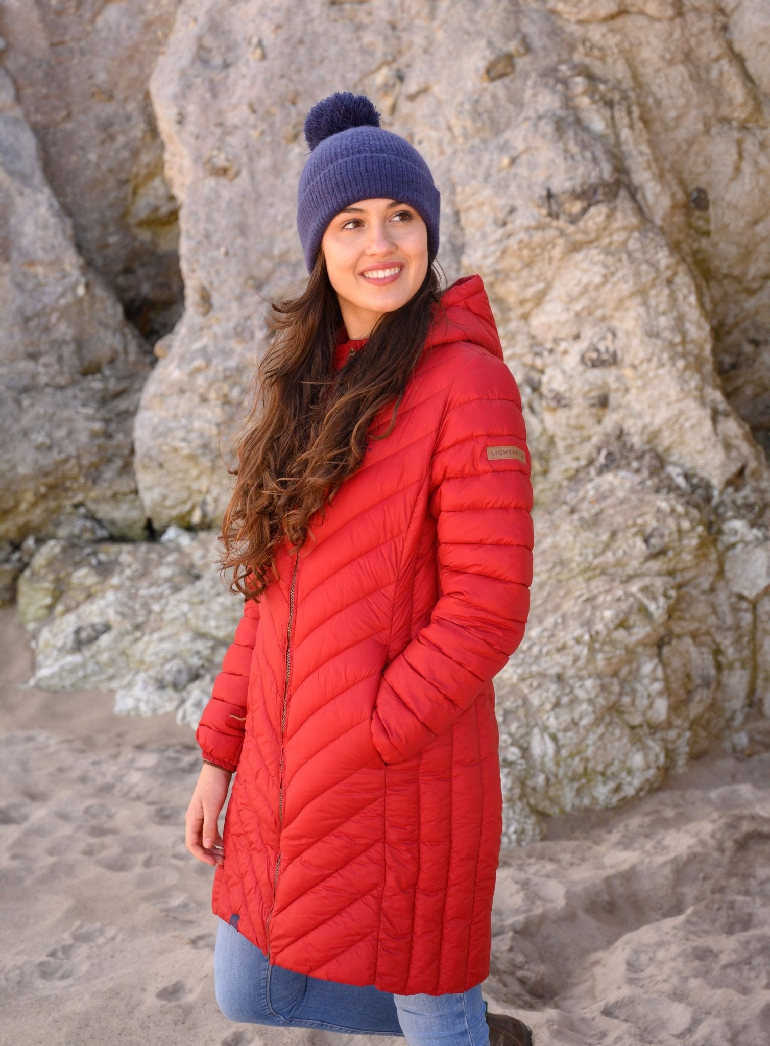 Laurel Coat - Red - Lighthouse