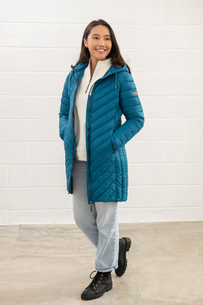 Laurel Coat - Teal - Lighthouse