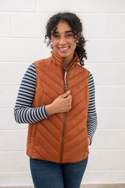 Laurel Gilet - Rust - Lighthouse