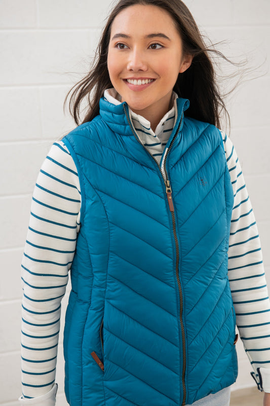 Laurel Gilet - Teal - Lighthouse