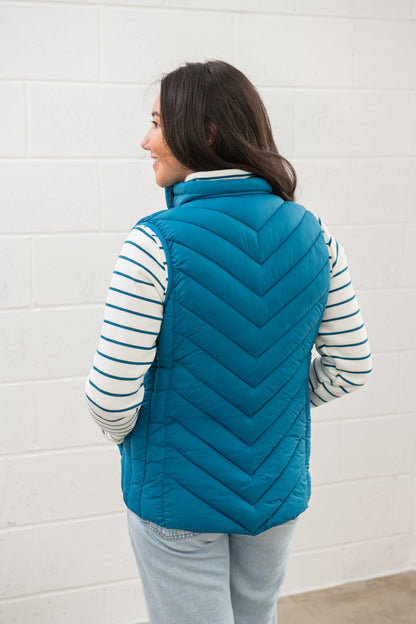 Laurel Gilet - Teal - Lighthouse