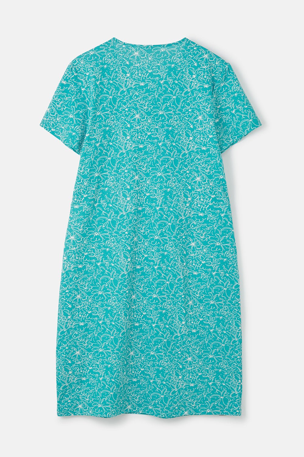 Lena Dress - Soft Teal Floral - Lighthouse