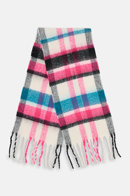 Lighthouse Scarf - Rust Pink Navy - Lighthouse