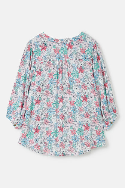 Lola Blouse - Pastel Floral - Lighthouse