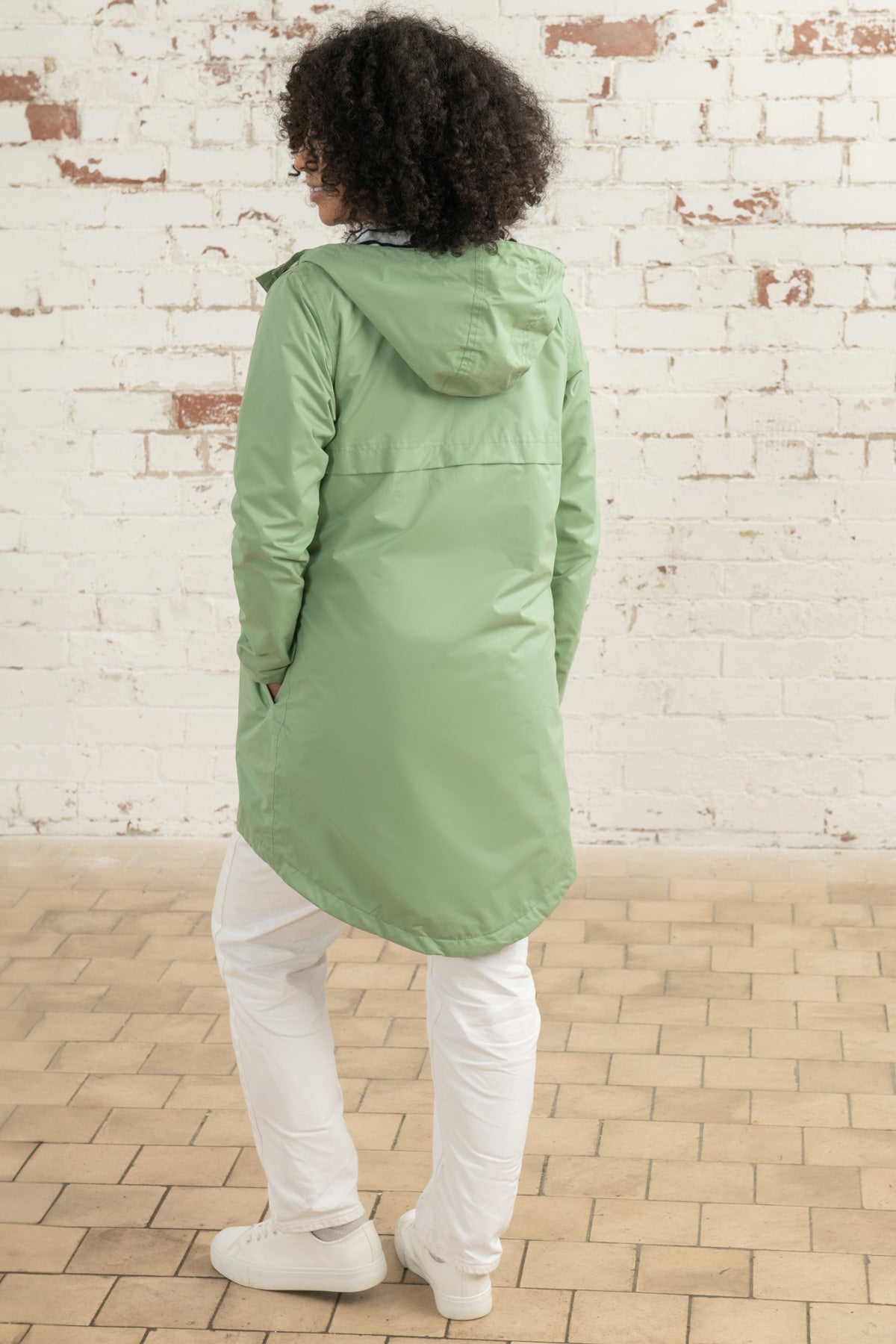 Long Beachcomber Jacket - Pistachio - Lighthouse