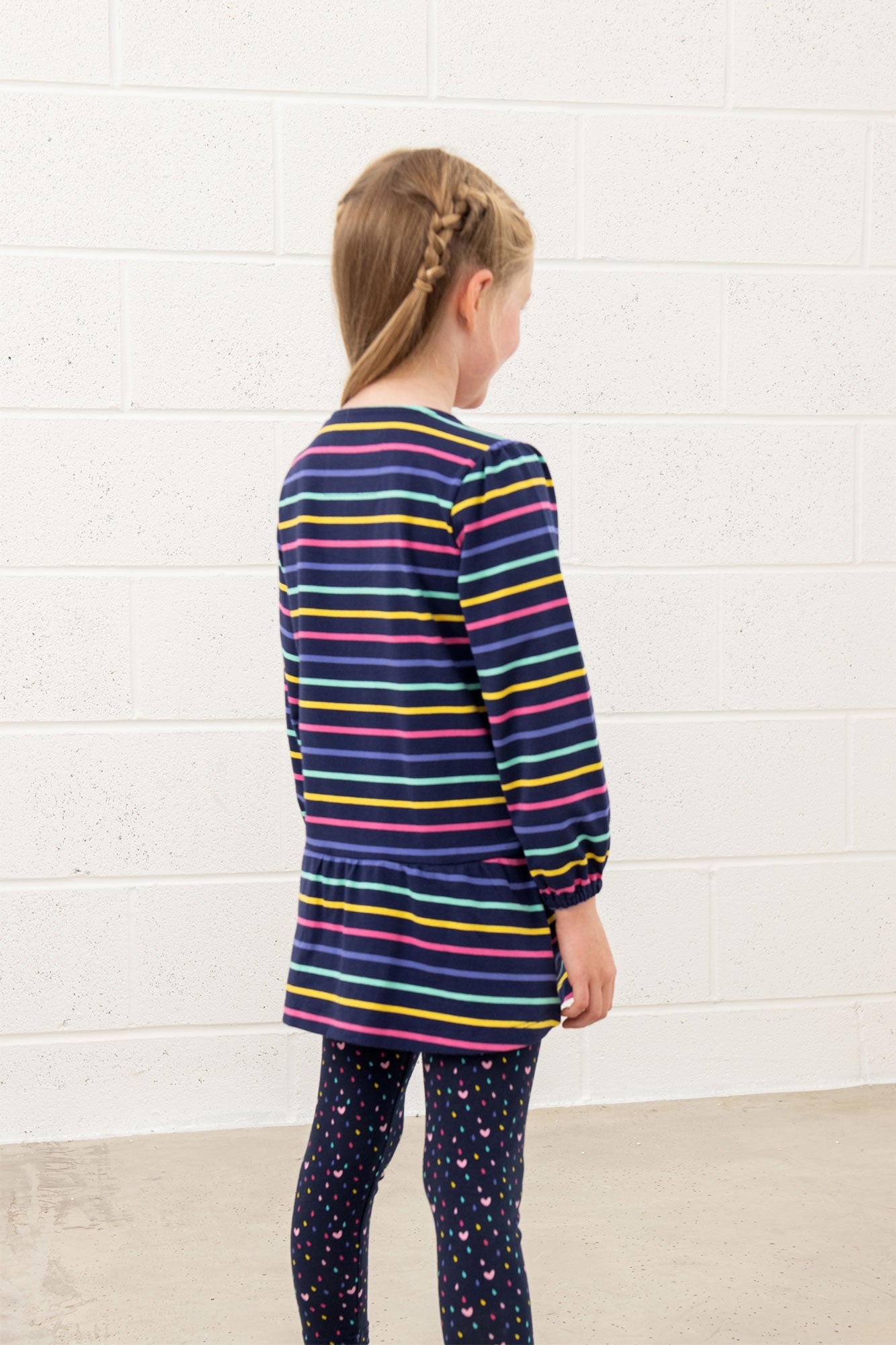 Lottie Tunic - Navy Stripes - Lighthouse