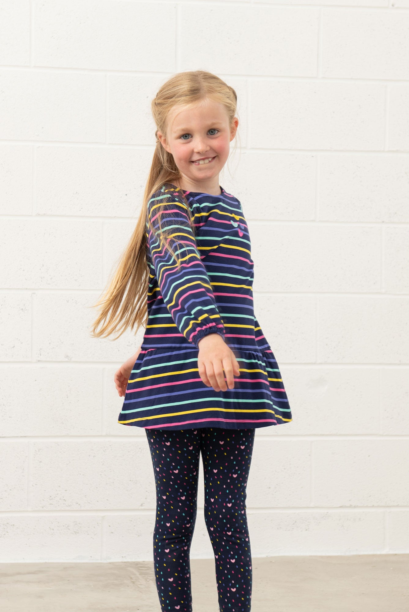 Lottie Tunic - Navy Stripes - Lighthouse