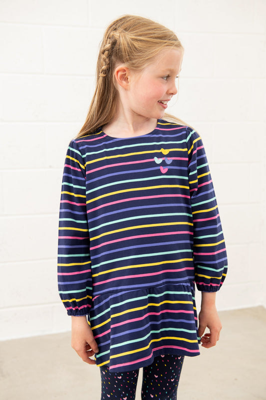 Lottie Tunic - Navy Stripes - Lighthouse