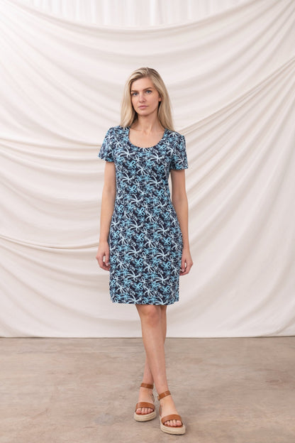 Lydia Dress - Navy Floral - Lighthouse