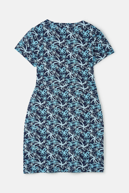 Lydia Dress - Navy Floral - Lighthouse