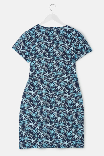 Lydia Dress - Navy Floral - Lighthouse