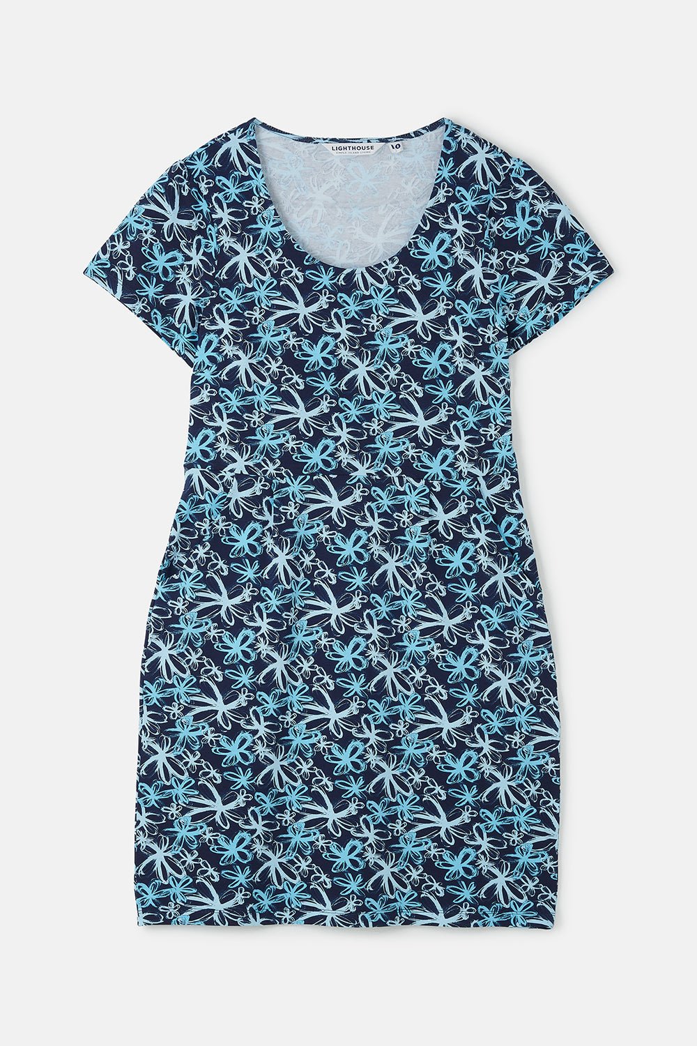 Lydia Dress - Navy Floral - Lighthouse