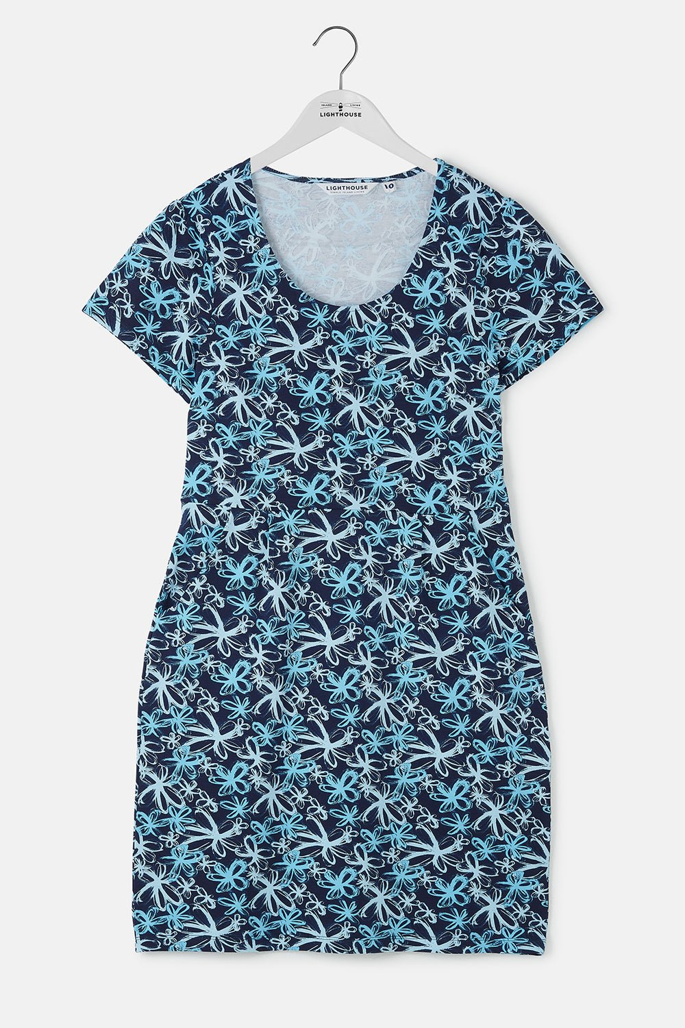 Lydia Dress - Navy Floral - Lighthouse