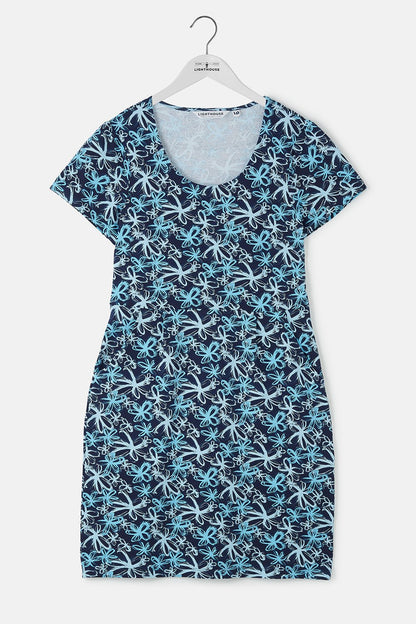 Lydia Dress - Navy Floral - Lighthouse