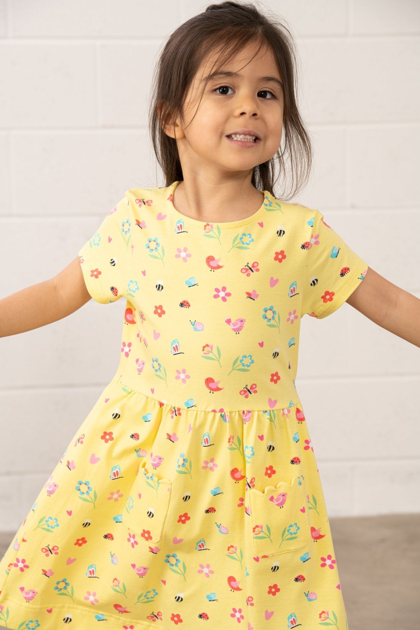 Marnie Dress - Spring Garden - Lighthouse