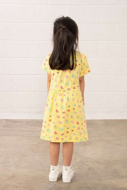 Marnie Dress - Spring Garden - Lighthouse