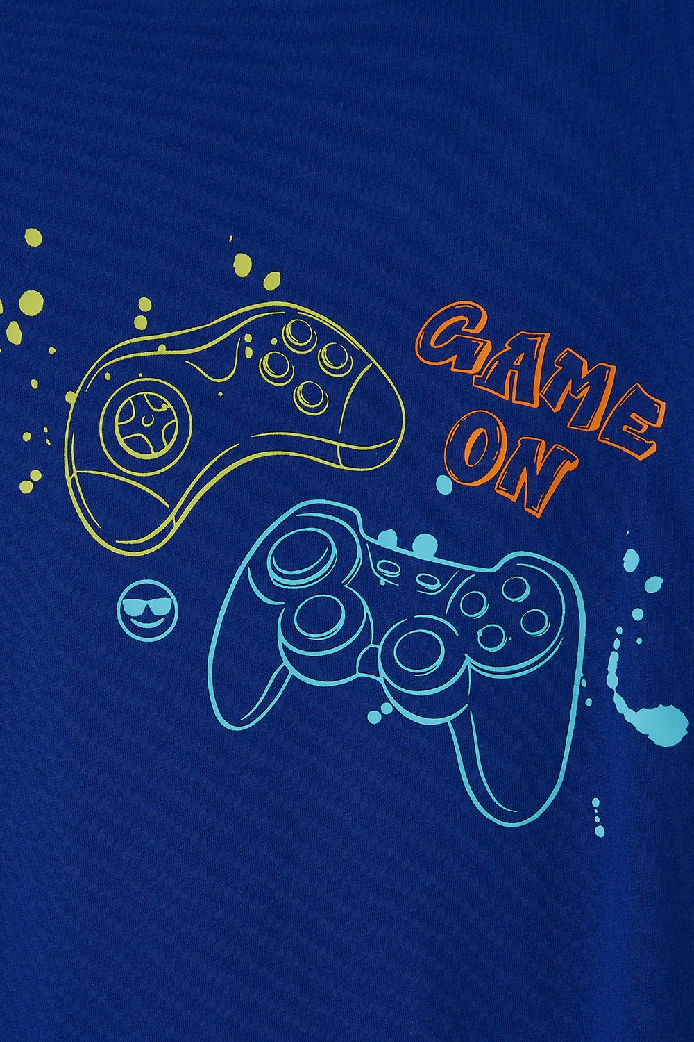 Oliver Short Sleeve Top - Gaming Print - Lighthouse