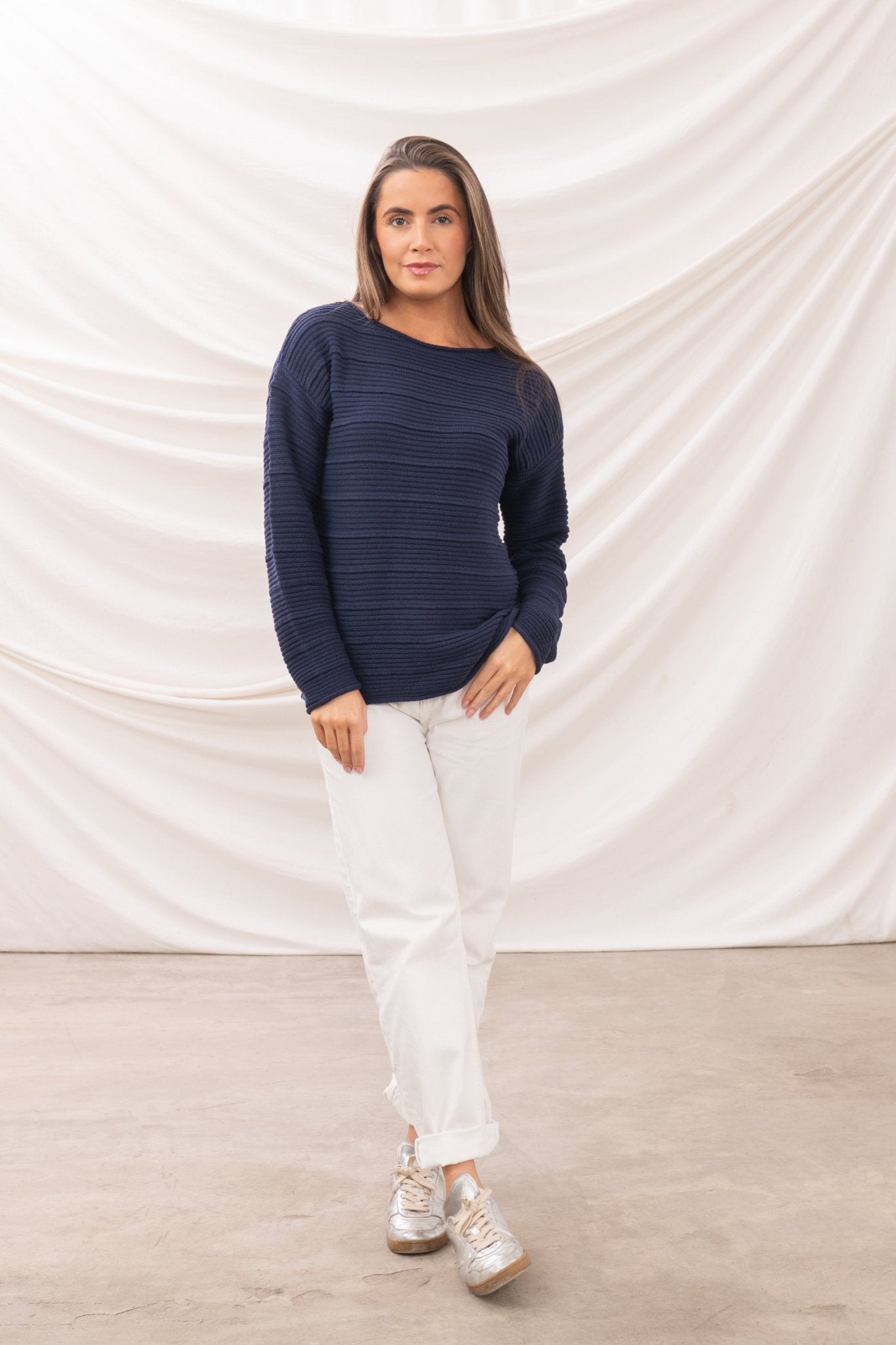 Pearl Jumper - Navy - Lighthouse