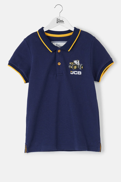 Pier Short Sleeve Polo Shirt - JCB - Lighthouse