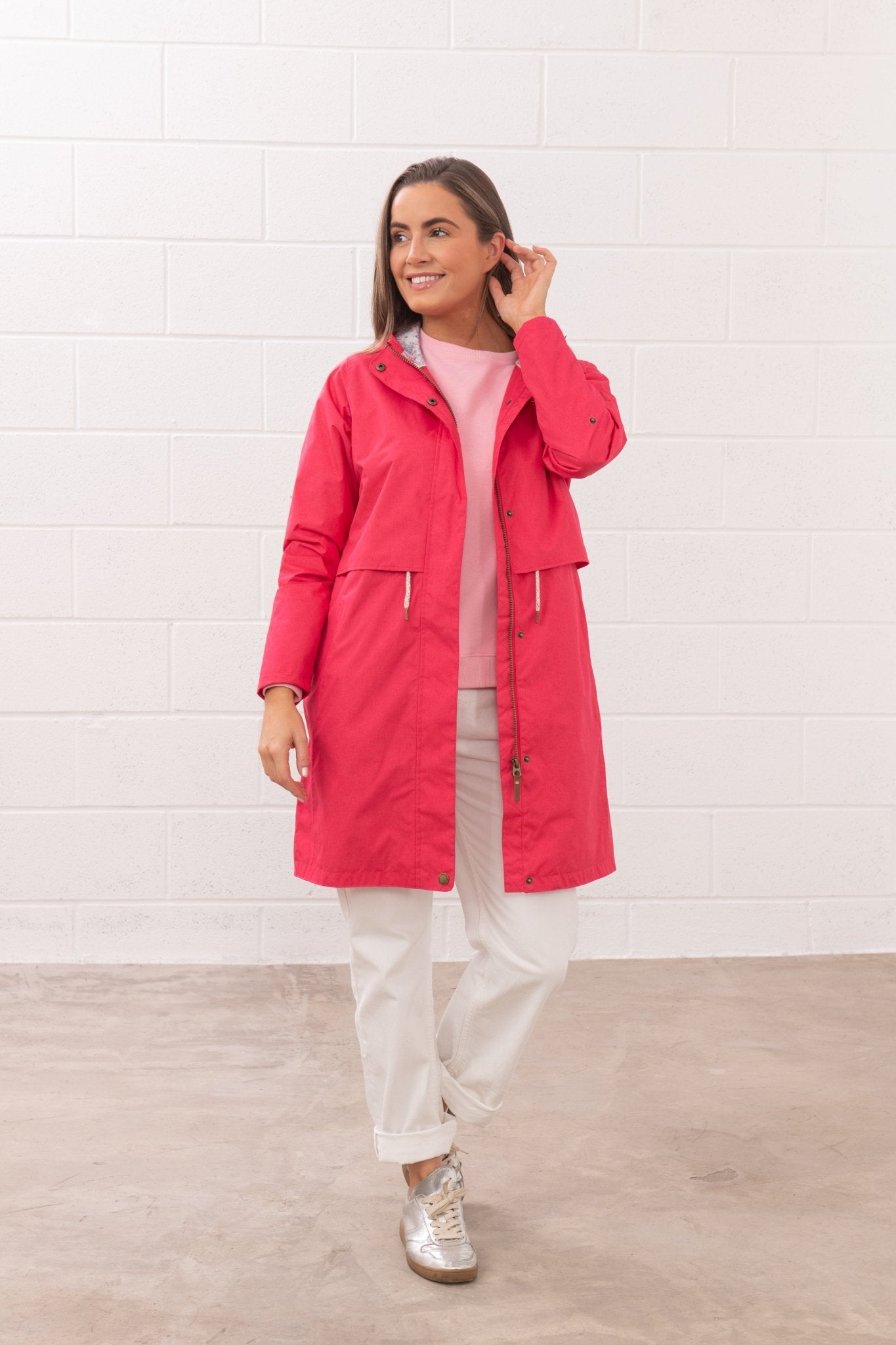 Pippa Coat - Raspberry - Lighthouse