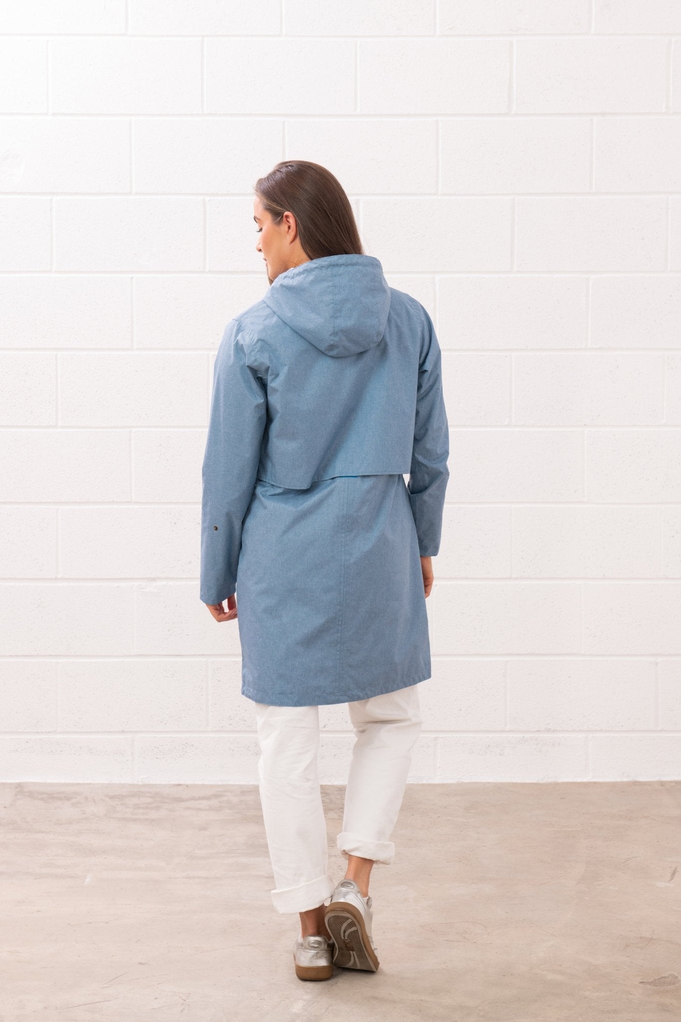 Pippa Coat - Soft Denim - Lighthouse