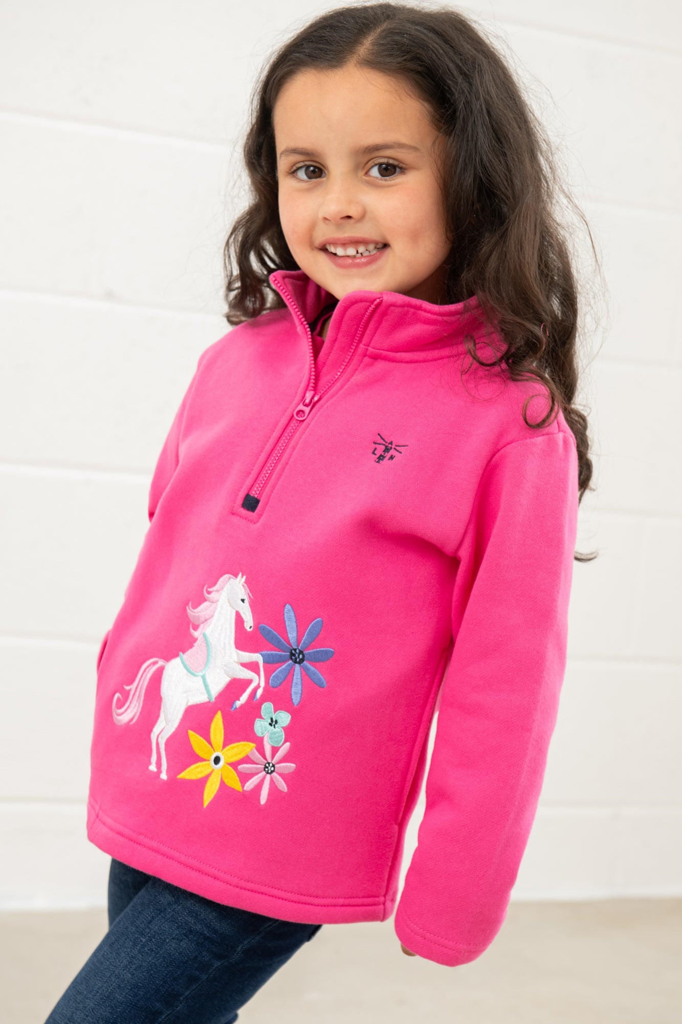 Robyn Sweatshirt - Pink Horse - Lighthouse