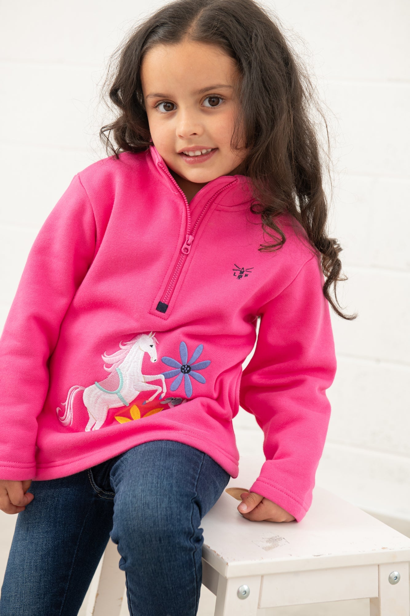 Robyn Sweatshirt - Pink Horse - Lighthouse