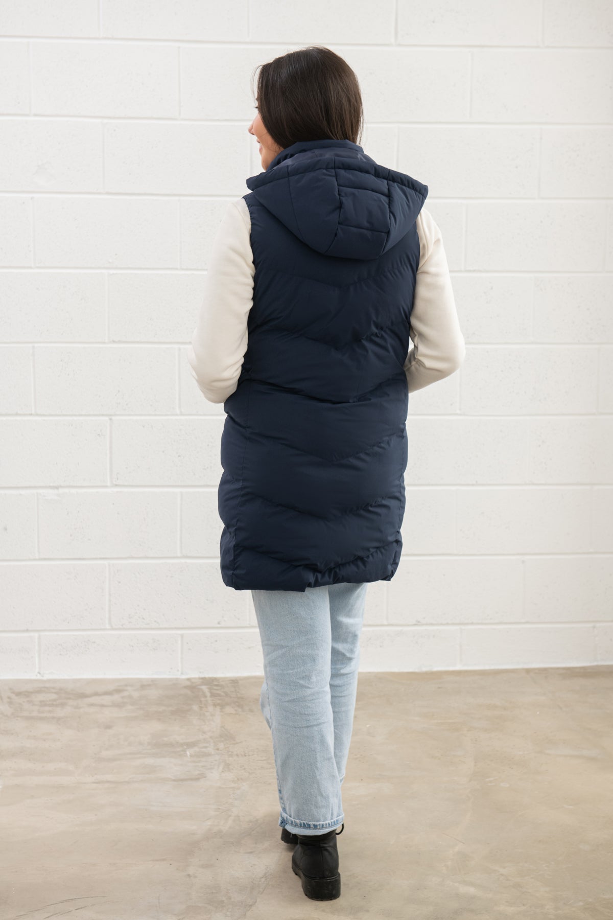 Savannah Long Gilet - Navy - Lighthouse