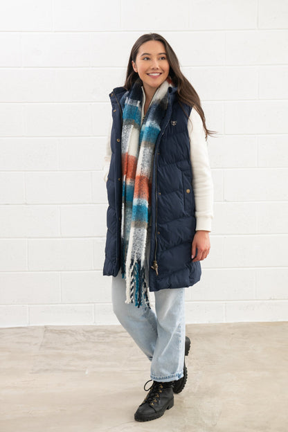 Savannah Long Gilet - Navy - Lighthouse