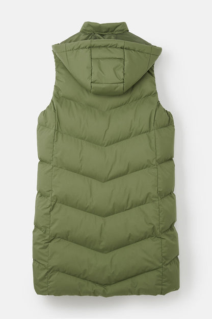 Savannah Long Gilet - Olive - Lighthouse