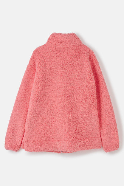 Seashell Full Zip Sherpa Fleece - Sugar Coral - Lighthouse