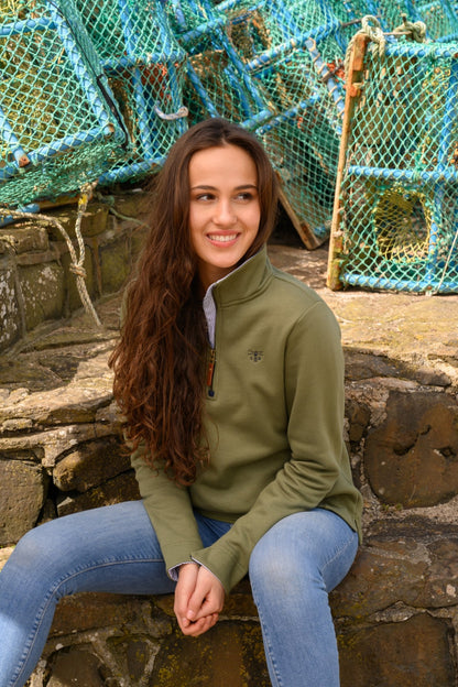 Shore Sweatshirt - Olive - Lighthouse