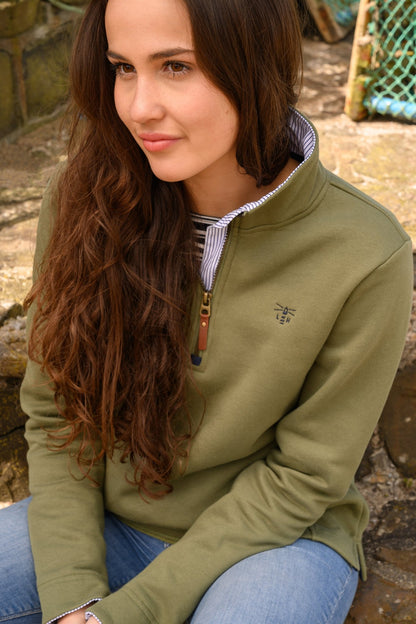 Shore Sweatshirt - Olive - Lighthouse