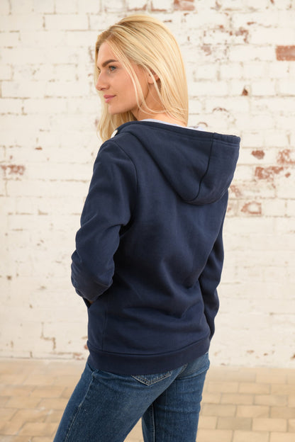 Strand Hooded Top - Navy - Lighthouse