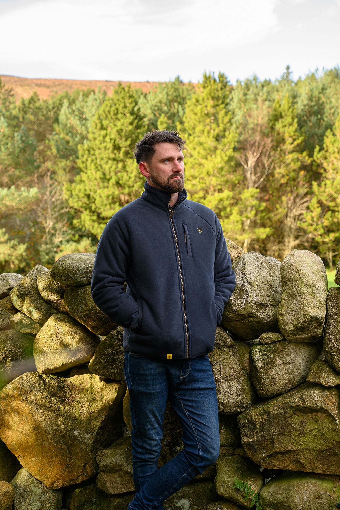 Windsor Waterproof Fleece - Navy - Lighthouse