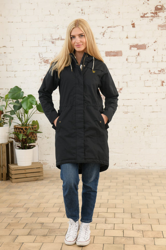 Abigail Coat - Black-Lighthouse