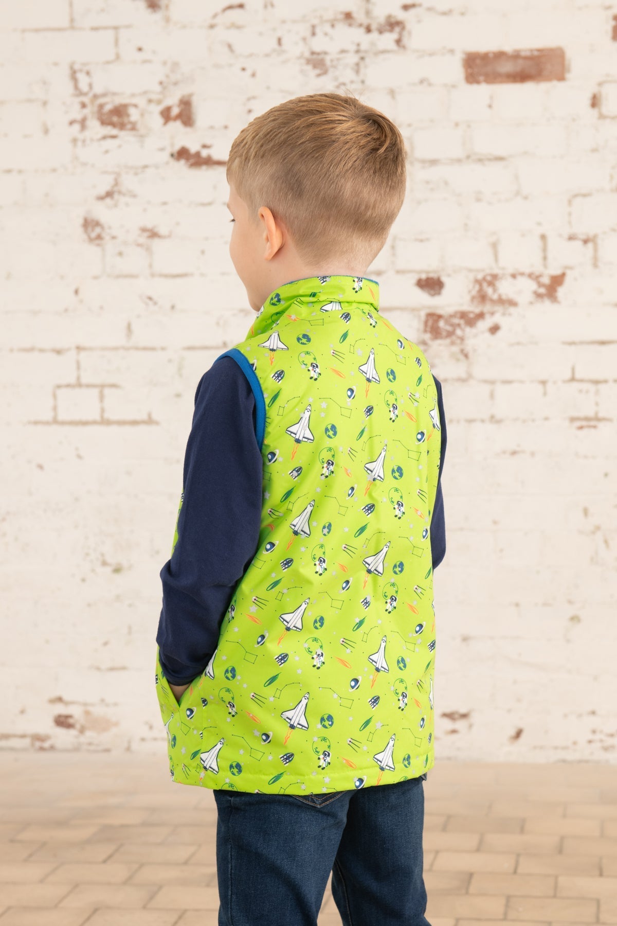 Alex Gilet - Lime Space Print - Lighthouse