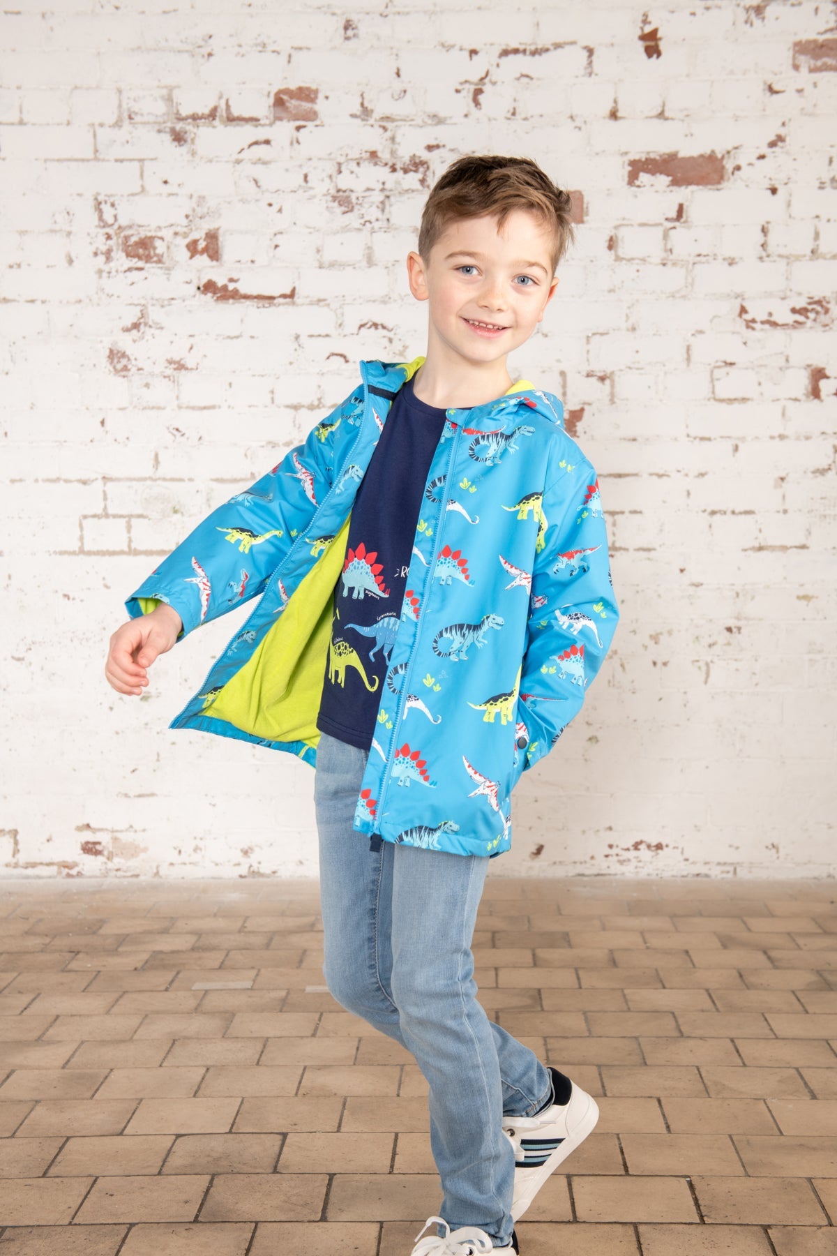 Boys dinosaur jacket best sale