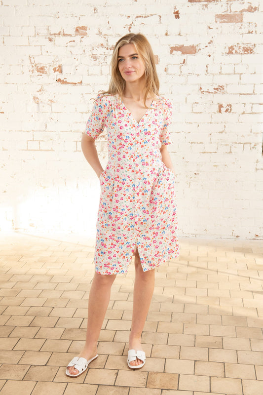 Frankie Dress - Summer Floral-Lighthouse