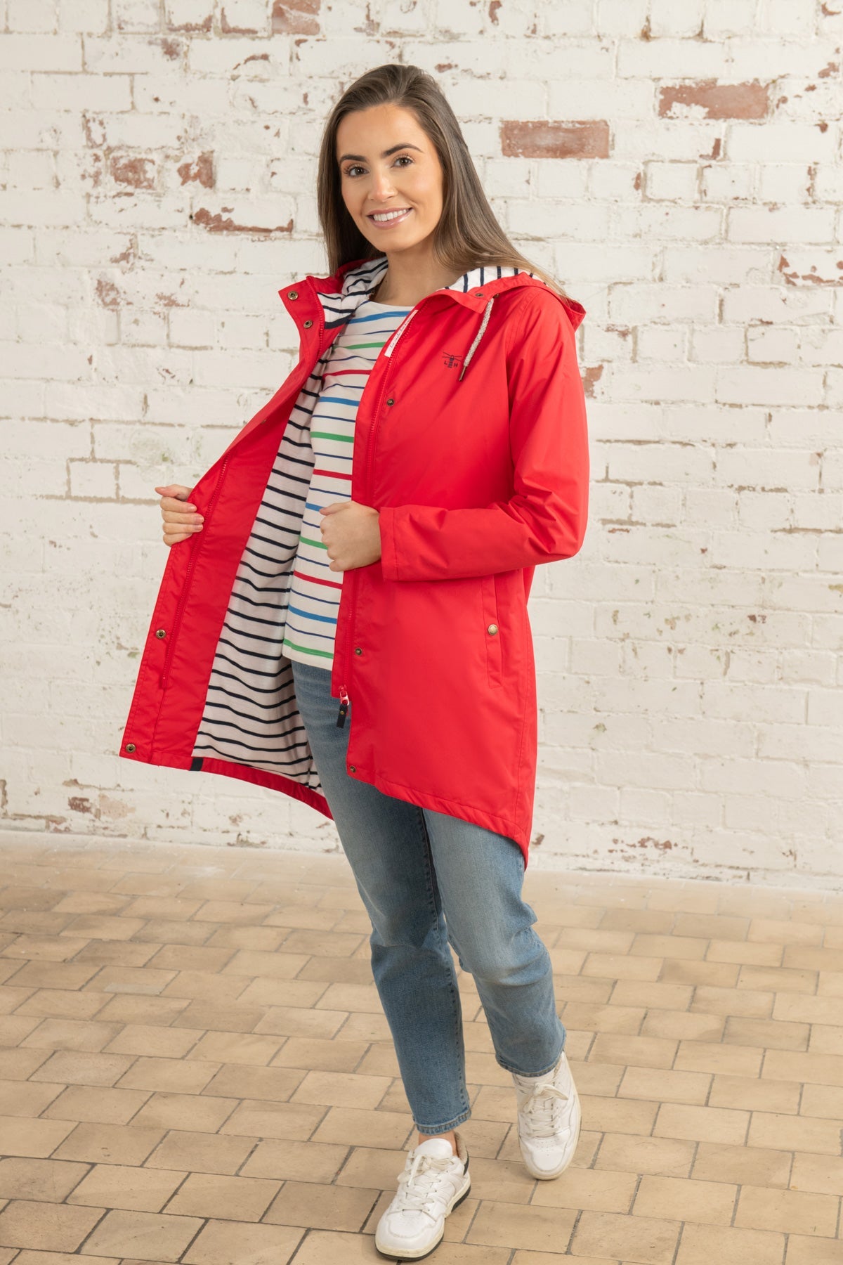 Long Beachcomber Jacket Poppy