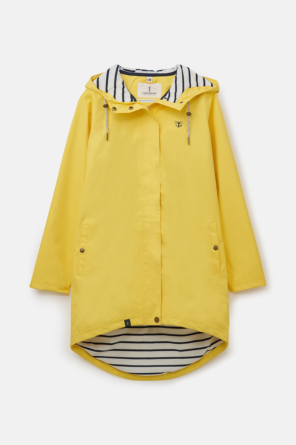 Beachcomber Long Jacket. Lightweight Waterproof Jacket Lighthouse